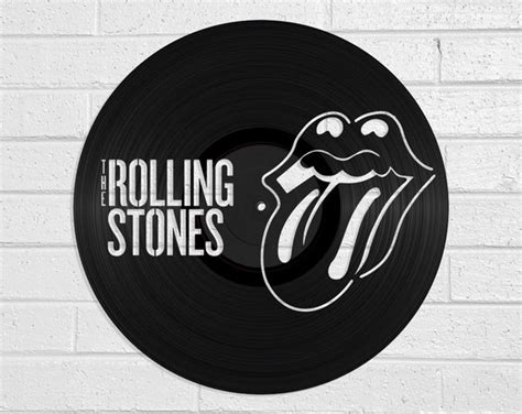 The rolling Stones – Vinyl Revamp - Vinyl Record Art Made in NZ