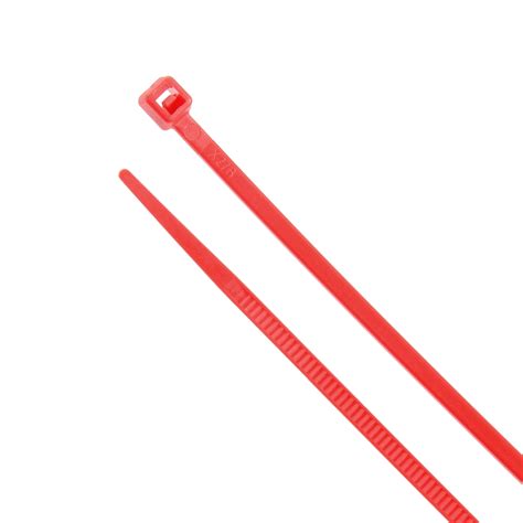 5-inch Red Multi-Purpose Cable Tie, 18-lb Tensile Strength, 100-Pack | ZipTie.com