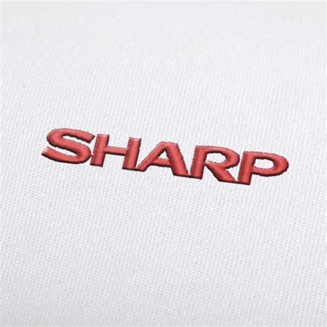 Sharp Logo Embroidery Design Download - EmbroideryDownload