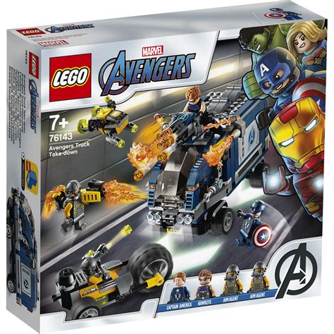 LEGO Marvel Avengers Movie 4 Avengers - Attacco del camion - 76143 - Toys Center