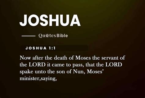 Joshua Verses From The Bible — Unleashing Your Inner Warrior: Finding ...