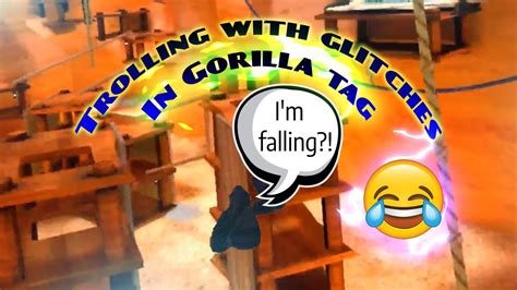 Trolling with glitches on gorilla tag! - YouTube