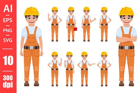 Boy worker clipart (1372150)