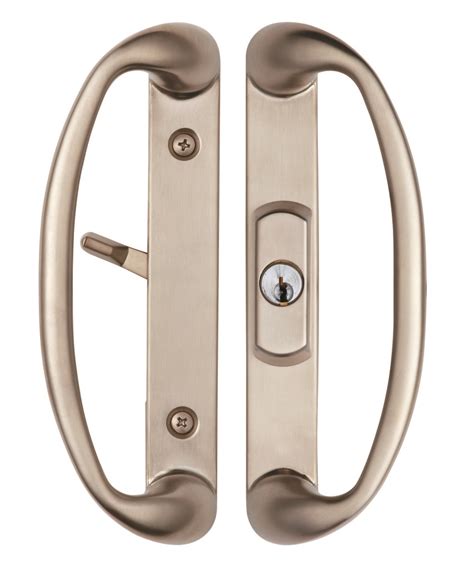 Sonoma Sliding door handle with key lock system