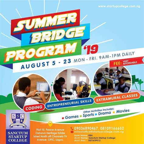 Summer Bridge Program - Sanctum Startup College