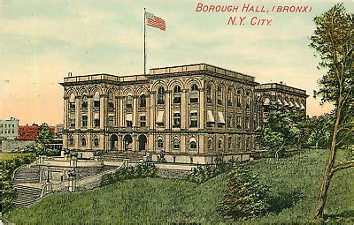 BRONX NY BOROUGH HALL (CITY HALL) POSTCARD | eBay