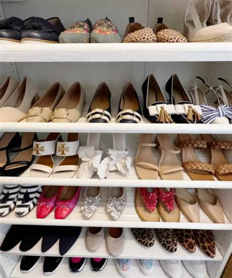 DIY Closet Shoe Storage Idea - Thistlewood Farm