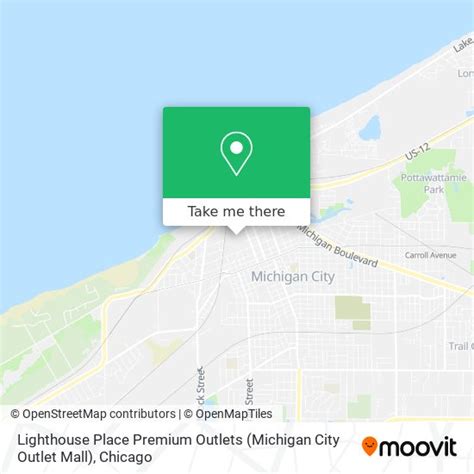 How to get to Lighthouse Place Premium Outlets (Michigan City Outlet Mall) in Chicago by train ...