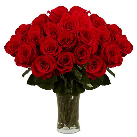 Fresh Red Roses Bouquet Red Roses Vase | GlobalRose