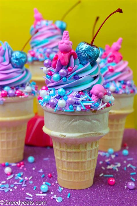 Ice Cream Cone Cupcakes - Greedy Eats