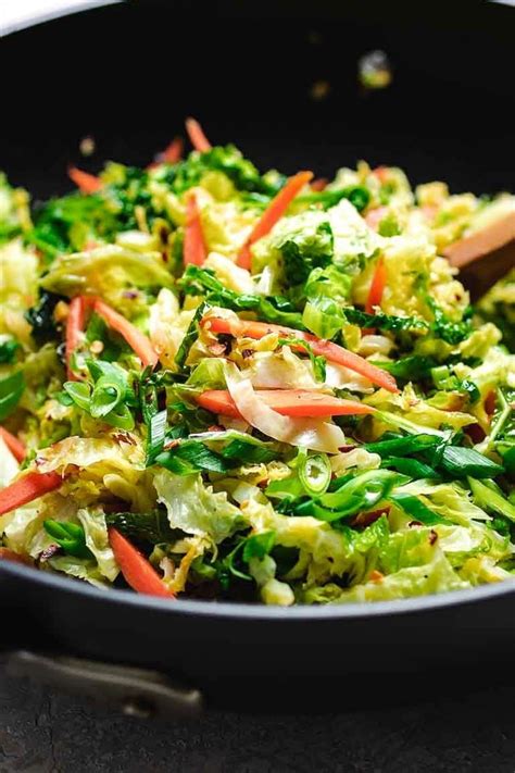 Paleo Chinese Cabbage Stir-Fry (Whole30, Vegan) | I Heart Umami