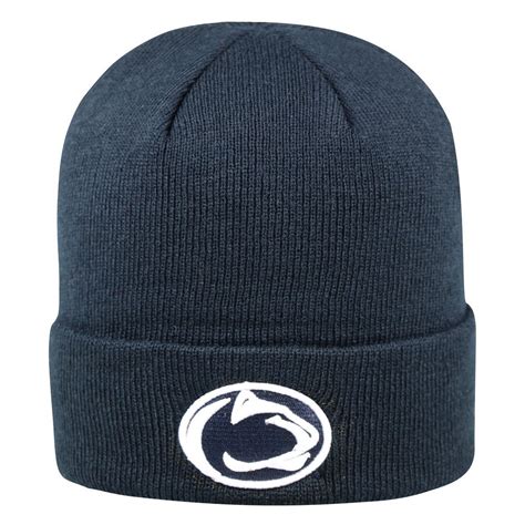 Penn State Nittany Lions Knit Hat Cuffed Navy Nittany Lions (PSU)