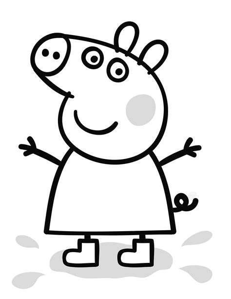 Peppa Pig Coloring Pages Printable