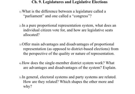 Solved What is the difference between a legislature called a | Chegg.com