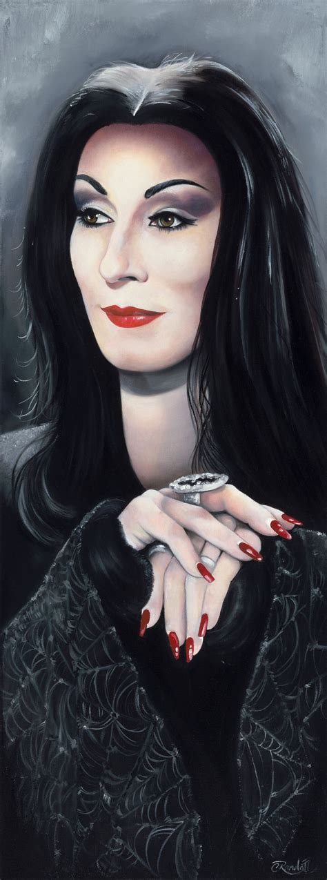 Morticia Addams Fine Art Print - Etsy