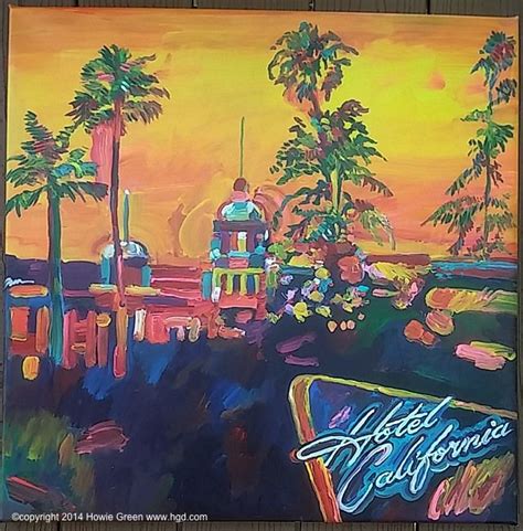 Hotel California Album Cover Art Painting