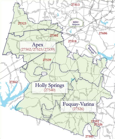 Fuquay Varina Zip Code Map - Draw A Topographic Map