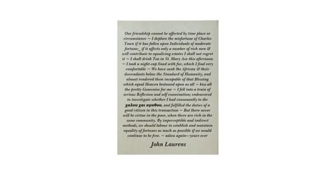 John Laurens quote poster | Zazzle