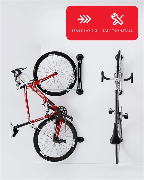 Steadyrack Bike Racks - Classic Rack - Wall Mounted Bike Rack Storage Solution for your Home ...