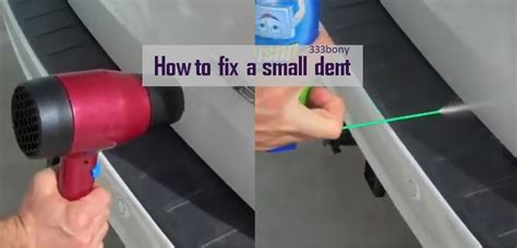 [Video] Fixing A Small Dent In Your Car: Paintless Dent Using Only A Hair Dryer And A Duster ...