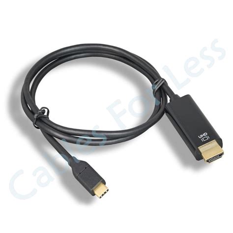 USB 3.1 Type C To HDMI Cable 3 Foot