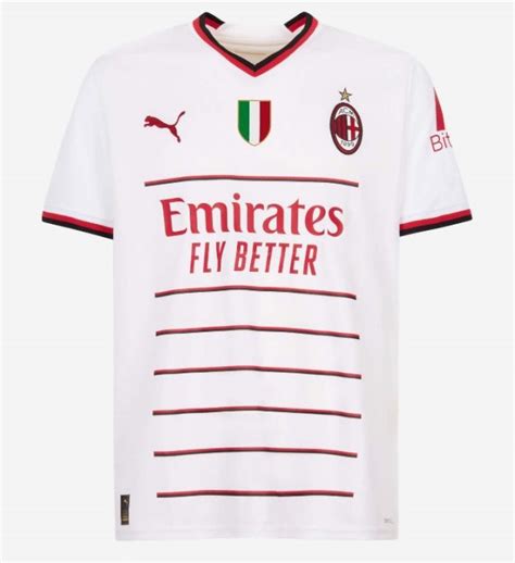 White AC Milan Jersey 2022-2023 | New Milan Away Kit with Seven ...