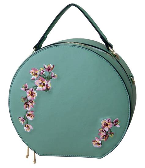 Oriental Round Handbag by Banned Purse Floral Small Shoulder Bag 50s ...