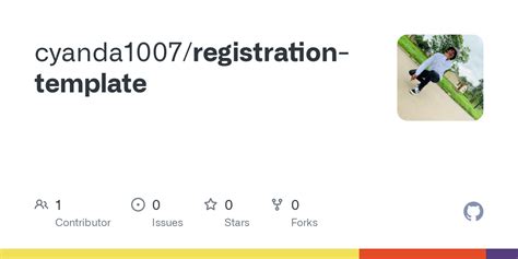 GitHub - cyanda1007/registration-template