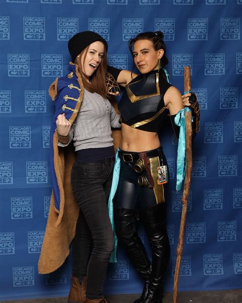 [self] I got to meet Marisha Ray while dressed as Beau, and she wore my vest! : r/cosplay