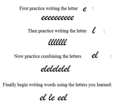 Writing in Cursive | Here are the first letters to practice … | Flickr