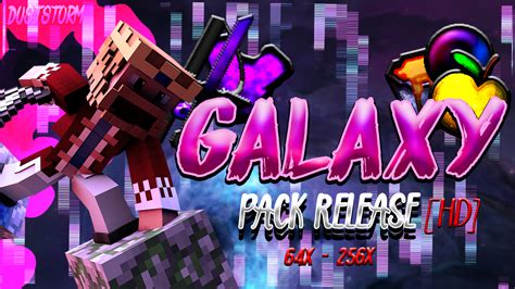 Galaxy PvP Pack Release [64x-256x] [HD] Minecraft Texture Pack