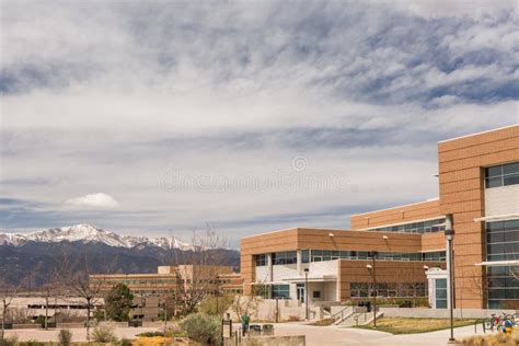 College Campus editorial photo. Image of college, mountain - 42114326