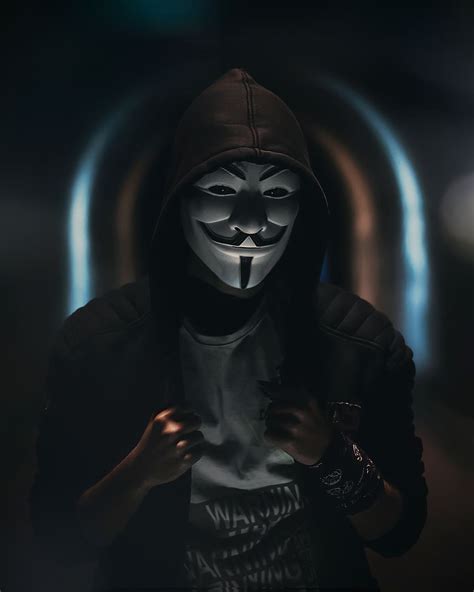 HD wallpaper: person, human, mask, head, urban, portrait, anonymous mask | Wallpaper Flare