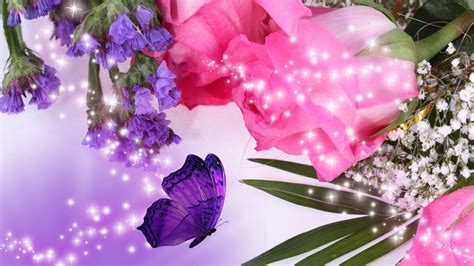 Free download Pink And Purple Flower Backgrounds [1920x1080] for your Desktop, Mobile & Tablet ...