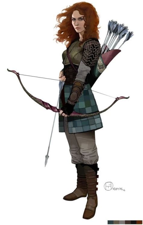 D&D’s Catti Brie concepts by Brian Matyas | Fantasy characters ...