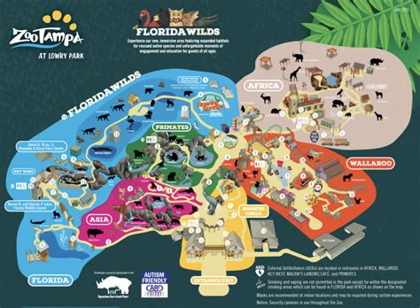 ZooTampa Map - ZooTampa at Lowry Park