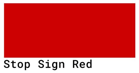 Stop Sign Red Color Codes - The Hex, RGB and CMYK Values That You Need