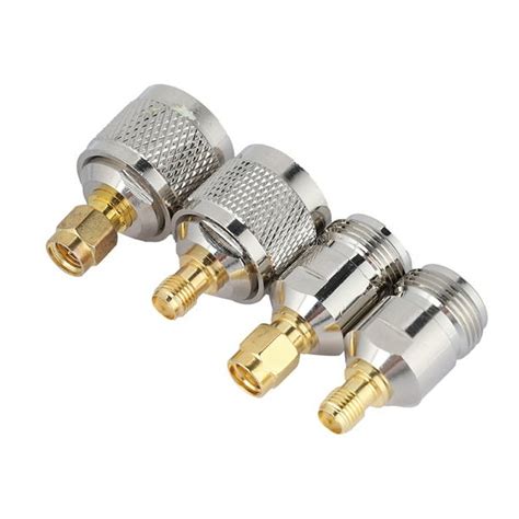 LYUMO SMA Connector, Adapter Connector,4PCS SMA to N Adapter N Male/Female to SMA Female/Male RF ...