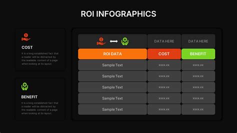 ROI Infographic PowerPoint Template - SlideBazaar