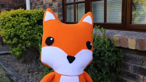 Fox Plush · How To Make A Fox Plushie · Sewing on Cut Out + Keep · How ...