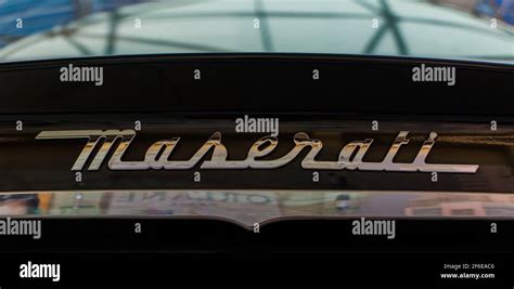 Maserati logo hi-res stock photography and images - Alamy