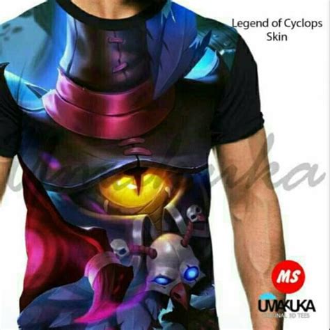 Jual Kaos Mobile Legend Cyclops Skin cyclop legends 3d Umakuka diamond ...