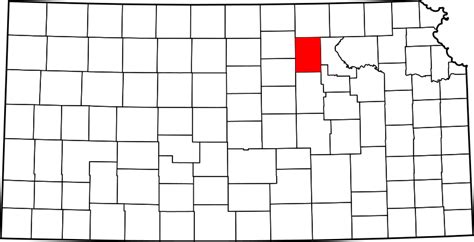 Image: Map of Kansas highlighting Clay County