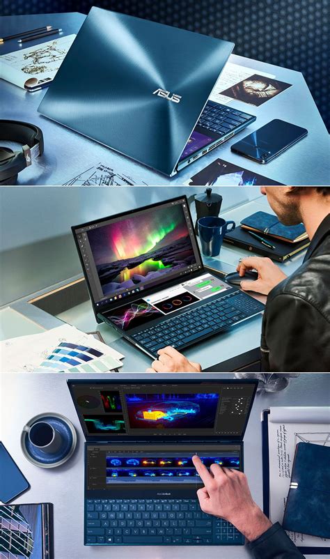 Asus zenbook pro duo revealed at computex is first laptop with two 4k ...