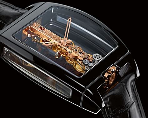 Passion For Luxury : Corum Unveils the Black Ceramic Golden Bridge