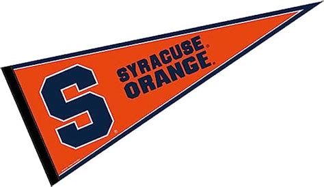 Amazon.com : College Flags & Banners Co. Syracuse Pennant Full Size Felt : Sports & Outdoors