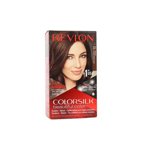 Buy Revlon ColorSilk Beautiful Color™ 37 Permanent Hair Dye · United ...