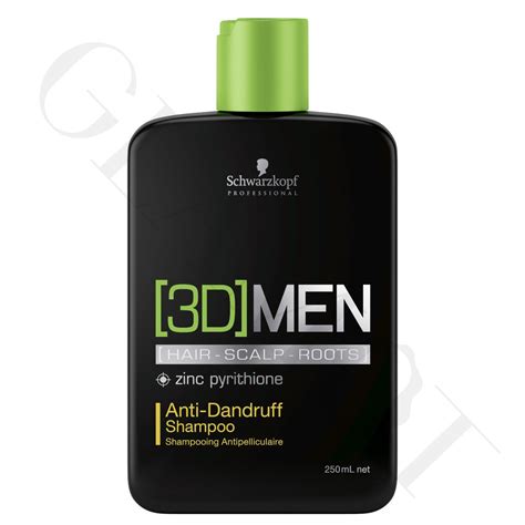 Schwarzkopf Professional [3D] MEN Anti Dandruff Shampoo | glamot.com