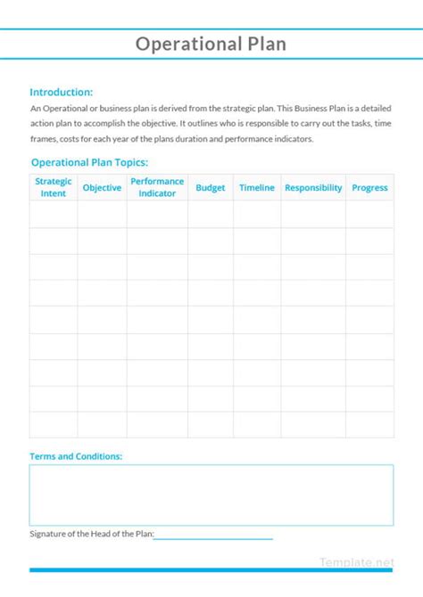 11+ Operations Plan for a Business - PDF, DOC | Free & Premium Templates