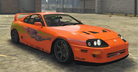 Toyota Supra Paul Walker (Fast and Furious) Paintjob - GTA5-Mods.com